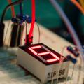 Poor man's seven segment LED display with AVR