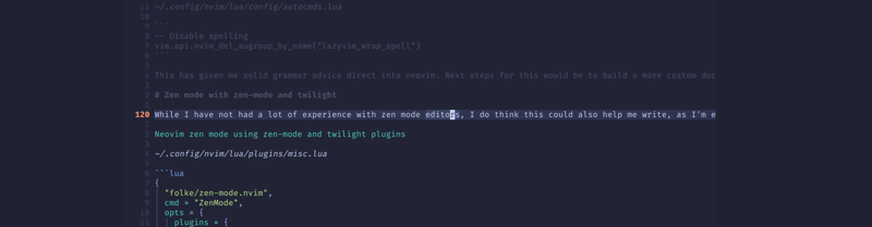 Featured image of post Neovim setup for better writing